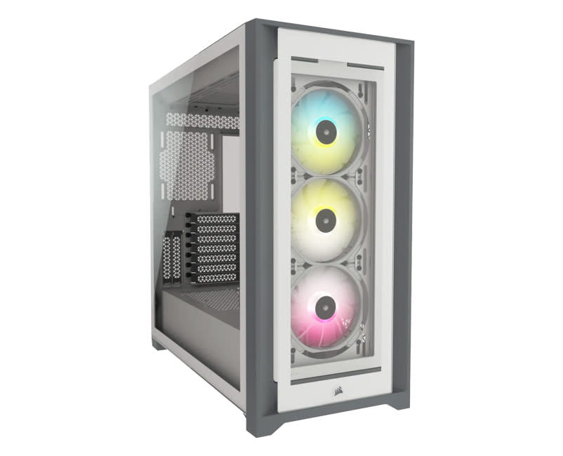 iCUE 5000X RGB Mid-Tower ATX PC Smart Case White