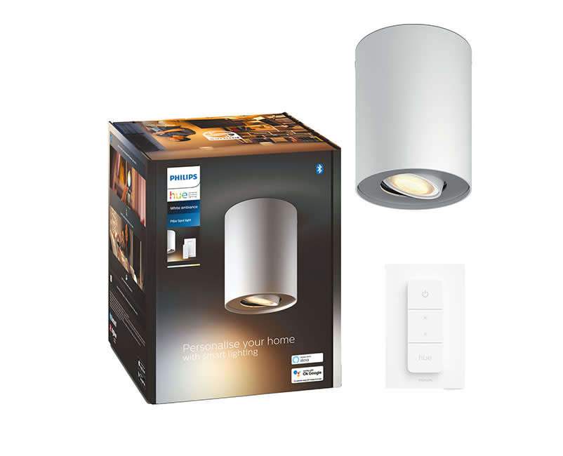 Philips Hue pillar single spot w at glance