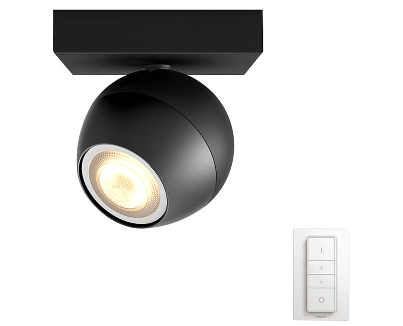 Buckram Hue single spot BLK 1x 5W