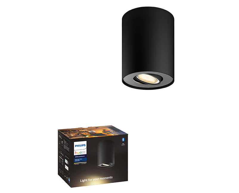 Pillar Hue ext. spot single spot black 1 at glance