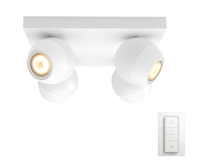 Buckram Hue plate/spiral WHT 4x 5W