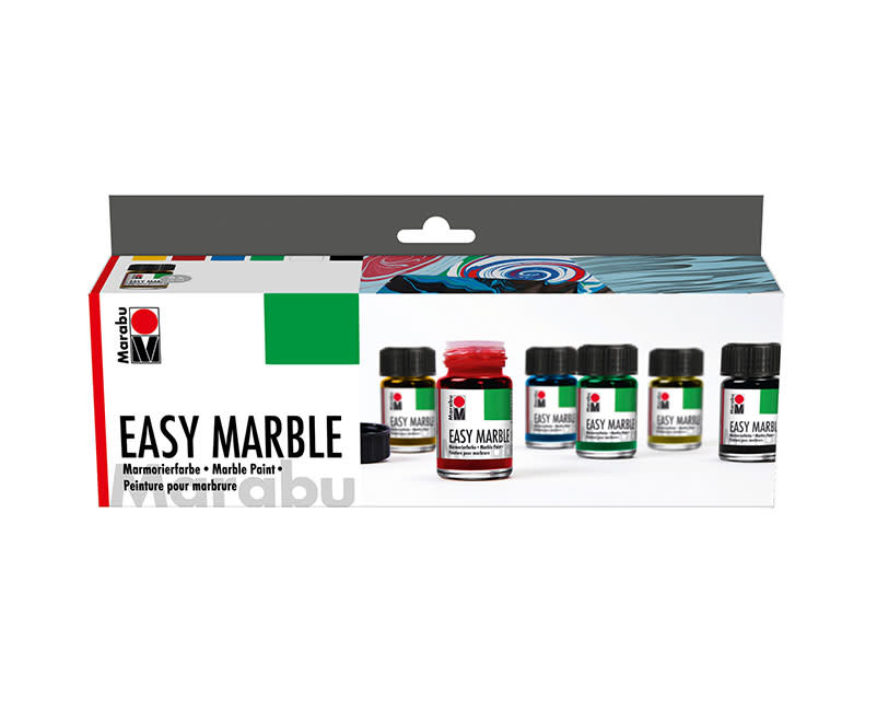 EASY MARBLE STARTER SET 6*15ML MARABU