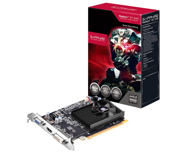Sapphire AMD R7 240 4G DDR3 with Boost Lite