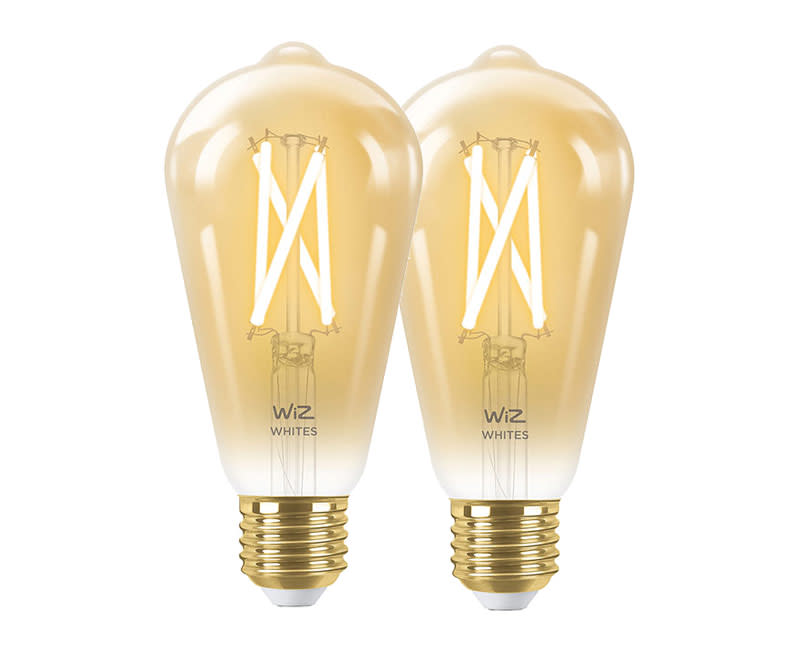 Wiz Wi-Fi BLE 50W ST64 E27 Amb (2x)