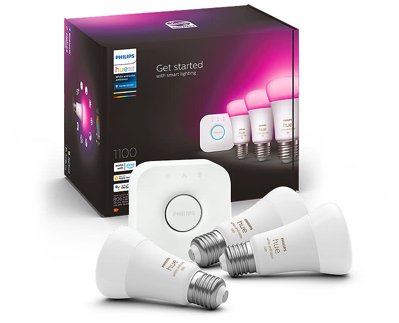  Philips Hue White and Color Ambiance Starter Kit E27 