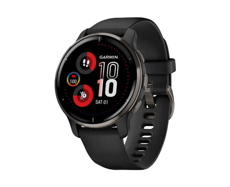 Venu 2 Plus 44mm Black + Slate Bezel