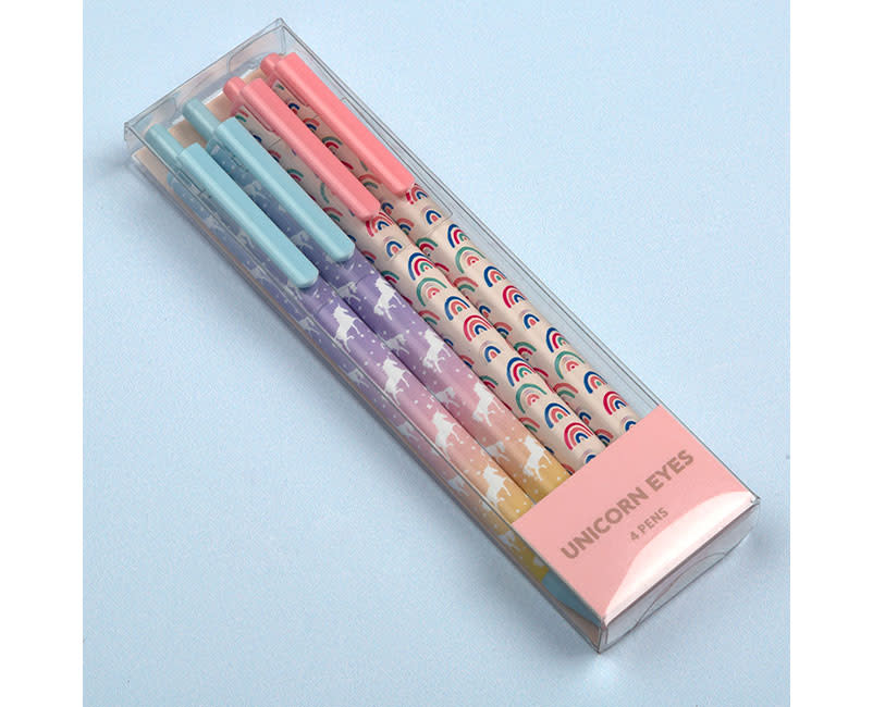 ΣΕΤ ΣΤΥΛΟ UNICORN EYES 4 ΤΕΜ GOOMBY