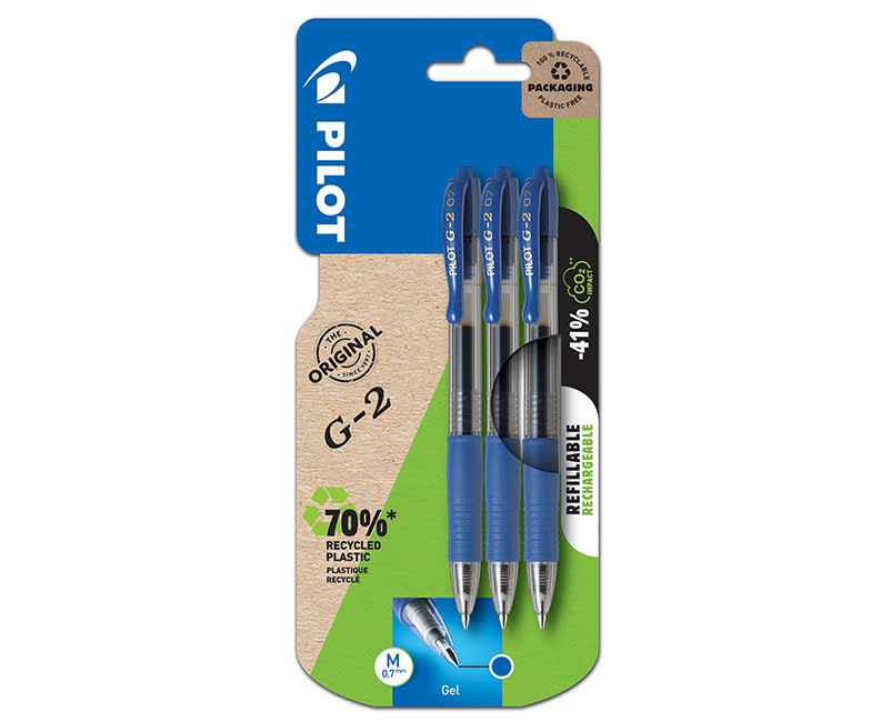 ΣΤΥΛΟ GEL G -2 0.7MM PILOT, ΜΠΛΕ 3Τ