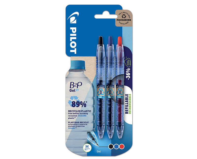 ΣΕΤ ΣΤΥΛΟ GEL FINE 0.7MM B2P 3TMX