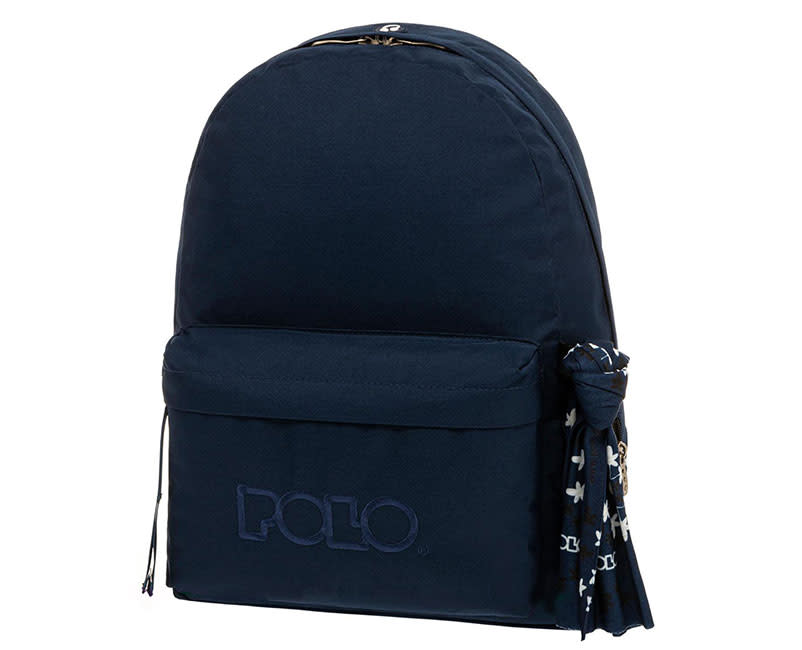 ΤΣΑΝΤΑ ΠΛ ORGNL SCARF ΜΠΛΕ ΝΥΧΤΑΣ POLO