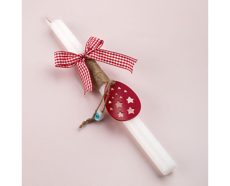 ΛΑΜΠΑΔΑ ΑΥΓΟ ΚΟΚΚΙΝΟ ΜΕ ΛΕΥΚΟ ΚΕΡΙ MAW