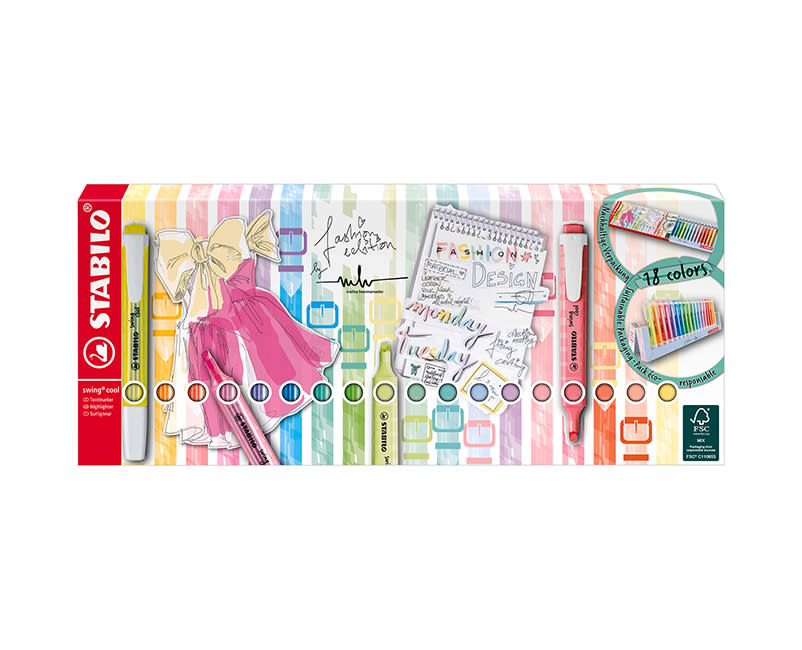 ΜΑΡΚΑΔΟΡΟΙ SWING DESKSET 18ΤΕΜ STABILO