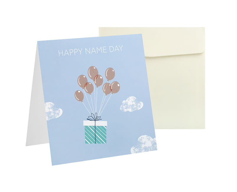 ΕΥΧΕΤΗΡΙΑ ΚΑΡΤΑ HAPPY NAME DAY SENTIO