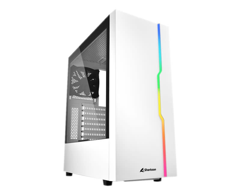 Sharkoon M-ATX Tower RGB Slider White