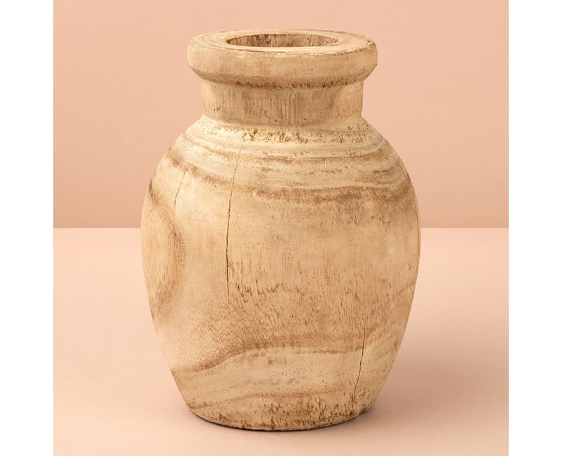 ΞΥΛΙΝΟ ΒΑΖΟ ΣΤΡΟΓΓΥΛΟ AESTHETICS SENTIO