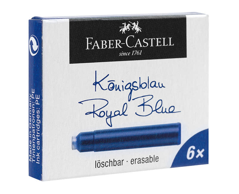 ΑΝΤ/ΚΟ ΜΕΛΑΝΙ ΠΕΝΑΣ 6 ΤΜΧ ΜΠΛΕ FABER