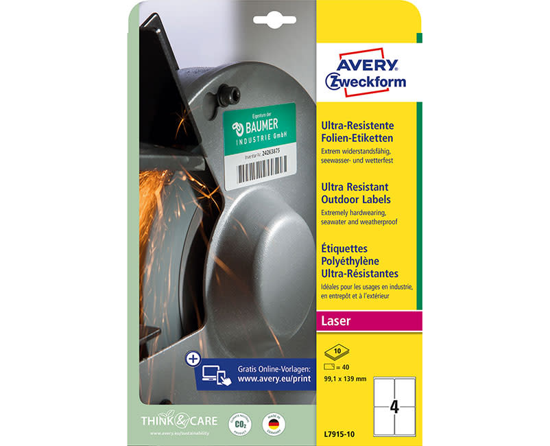 ΑΥΤ.ΕΤΙΚΕΤΕΣ A4 (99,1x139mm ) L7915-10