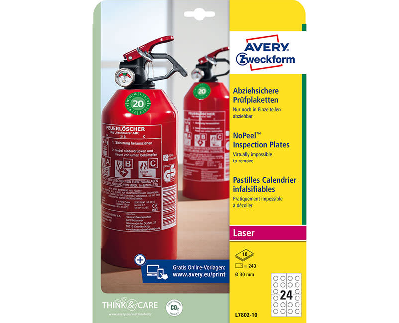 ΑΥΤ.ΕΤΙΚΕΤΕΣ ΕΠΙΘΕΩΡΗΣΗΣ  30mm L7802-10