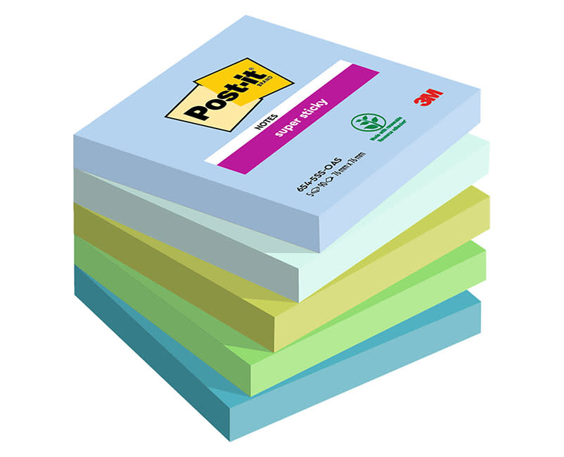 Post-it Super Sticky 76 mm x 76 mm Oasis