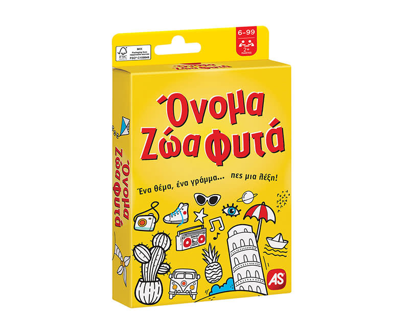 ΠΑΙΧΝΙΔΙΑ ΜΕ ΚΑΡΤΕΣ: ΟΝΟΜΑ ΖΩΑ ΦΥΤΑ AS