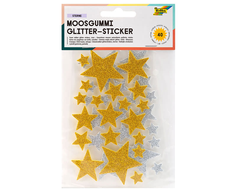 ΑΥΤΟΚΟΛ. ΑΦΡΩΔΗ STARS I ΜΕ GLITTER 40ΤΜΧ