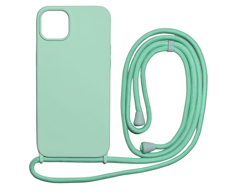 Vivid Silicone Cover Lace iPhone 14 Mint