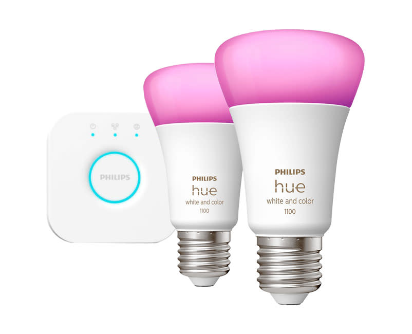 Philips Hue White & Colour Ambiance E27 Starter Kit