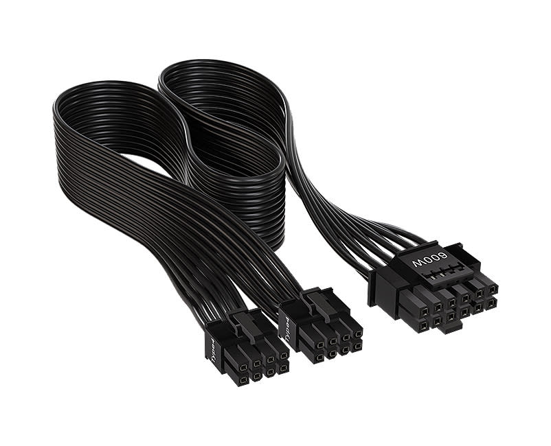 600W PCIe 5.0 12VHPWR Type-4 PSU Power Cable