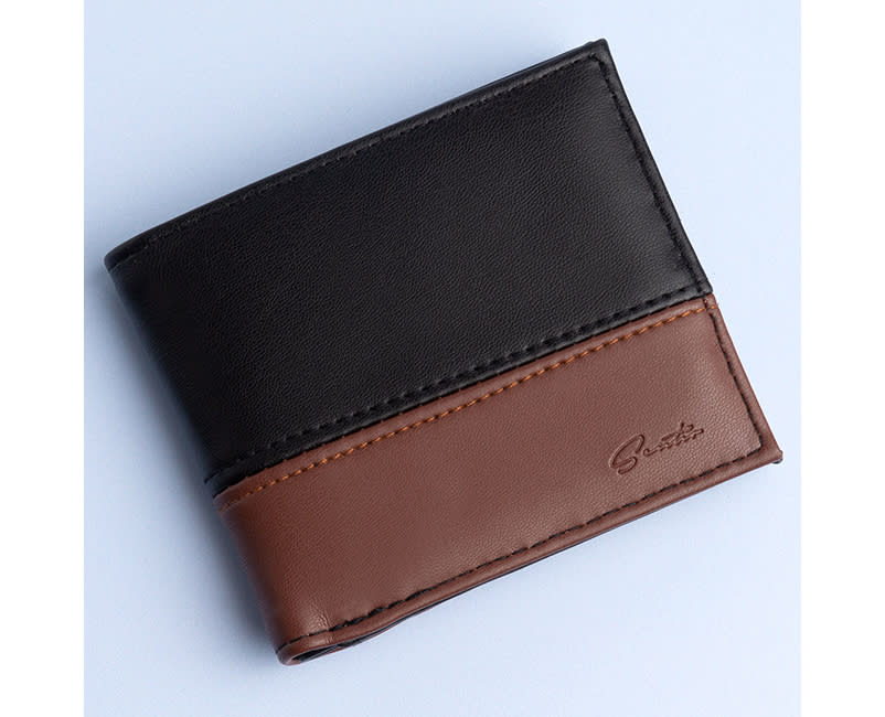 ΠΟΡΤΟΦΟΛΙ ΑΝΔΡΙΚΟ ΜΑΥΡΟ-ΚΑΦΕ SENTIO