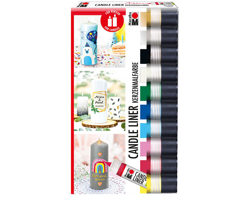 CANDLE PEN SET 10*25ML MARABU