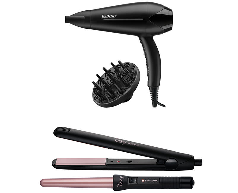 Σετ Izzy Ισιωτικό & Ψαλίδι & Babyliss Σεσουάρ