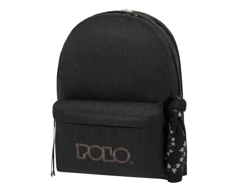 ΤΣΑΝΤΑ ΠΛ ORIG D SCARF ΜΠΛΕ ΝΥΧΤΑΣ POLO