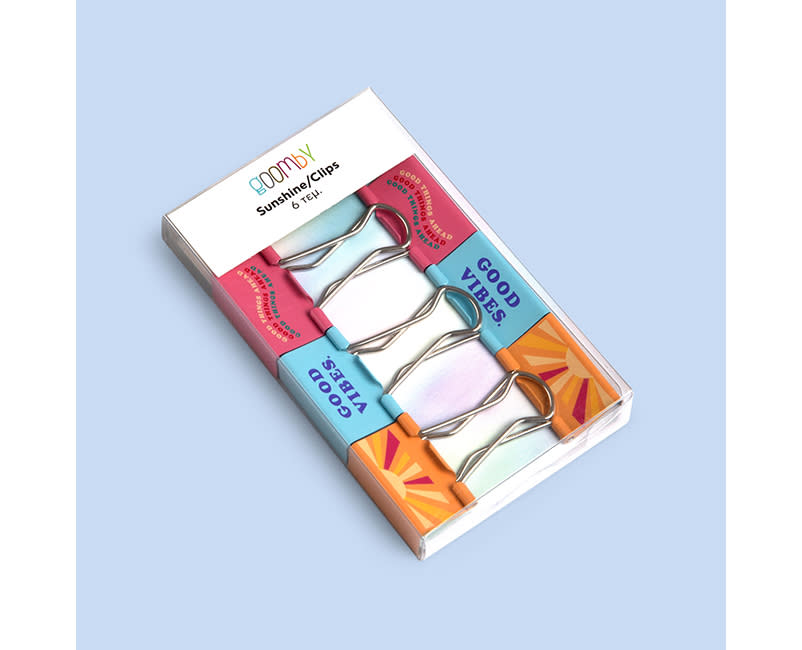 ΚΛΙΠ SUNSHINE 32MM 6ΤΕΜ. GOOMBY