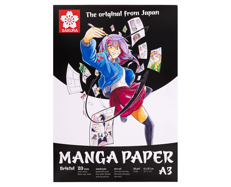 ΜΠΛΟΚ MANGA BRISTOL A3 20ΦΥΛΛΑ