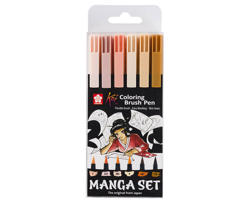 ΜΑΡΚΑΔΟΡΟΙ ΠΙΝΕΛΟ KOI MANGA 6TEM