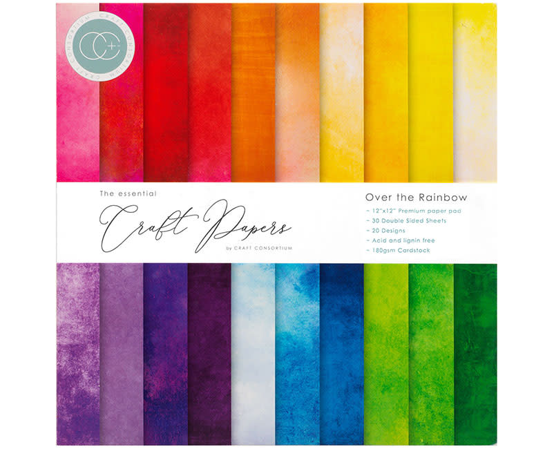 CRAFT PAPER PAD OVER THE RAINBOW 30Φ