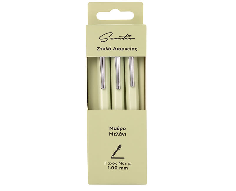 ΣΕΤ ΣΤΥΛΟ EARTH ΜΕΝΤΑ 3 ΤΕΜΑΧΙΑ SENTIO