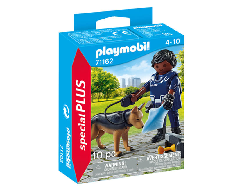 71162 Αστυνομικός με σκύλο-ανιχ Playmobil