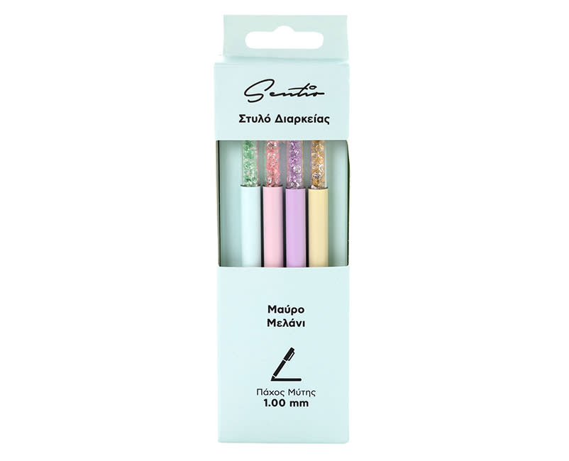 ΣΕΤ ΣΤΥΛΟ PASTEL 4 ΤΕΜΑΧΙΑ SENTIO