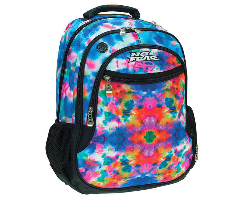 ΤΣΑΝΤΑ ΣΧΟΛΙΚΗ NOFEAR COLOR TIEDYE BMU