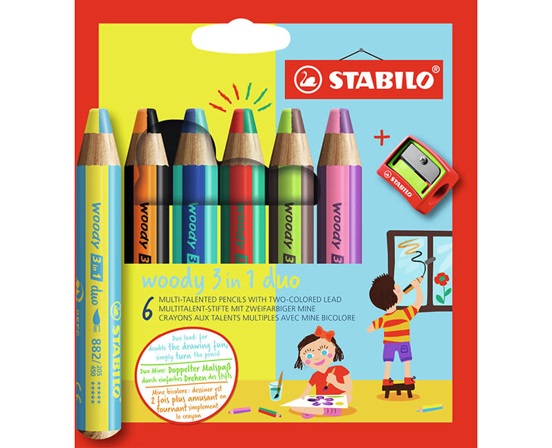 ΣΕΤ WOODY DUO 3 ΣΕ 1 ΜΕ ΞΥΣΤΡΑ STABILO