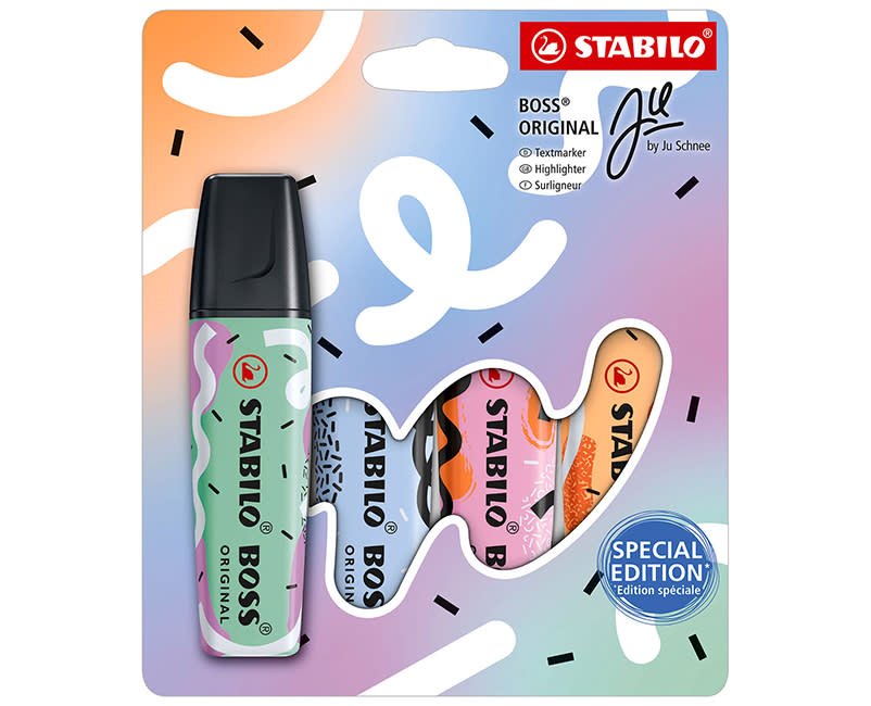 ΜΑΡΚΑΔΟΡΟΙ STABILO BOSS SCHNEE 4ΤΕΜ