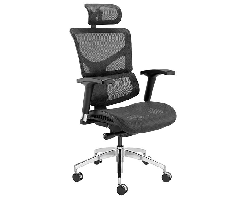 @Work Καρέκλα Γραφείου Iliac II Μαύρη