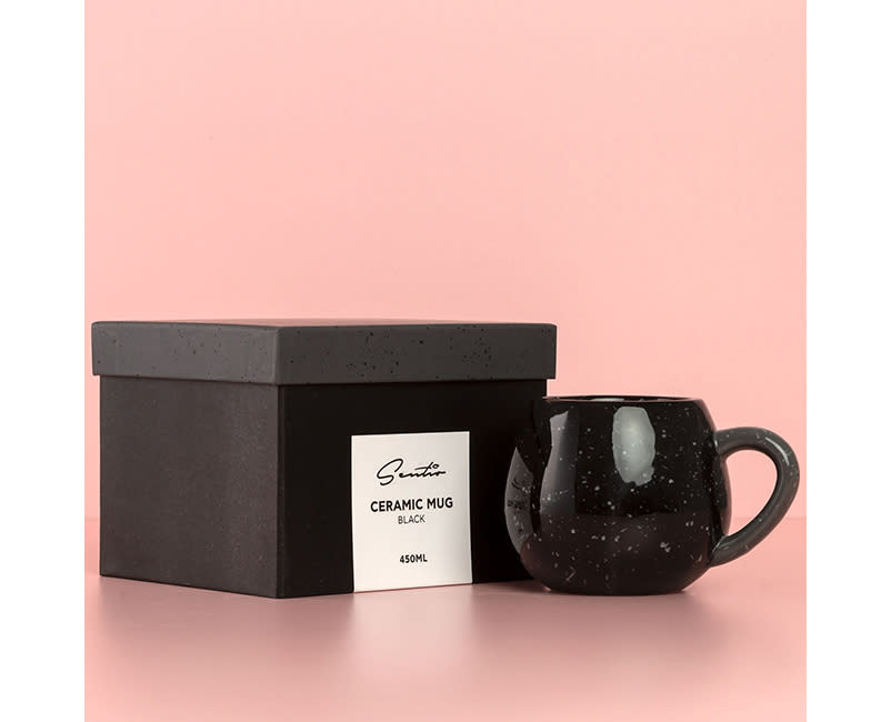 ΚΕΡΑΜΙΚΗ ΚΟΥΠΑ ΜΑΥΡΗ 450ML SENTIO