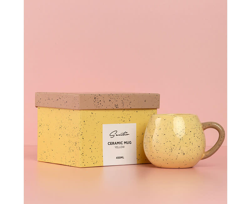 ΚΕΡΑΜΙΚΗ ΚΟΥΠΑ ΚΙΤΡΙΝΗ 450ML SENTIO