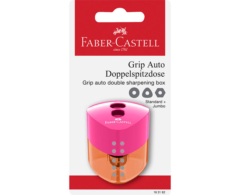 ΞΥΣΤΡΑ ΔΙΠΛΗ AUTO ΡΟΖ FABER CASTELL