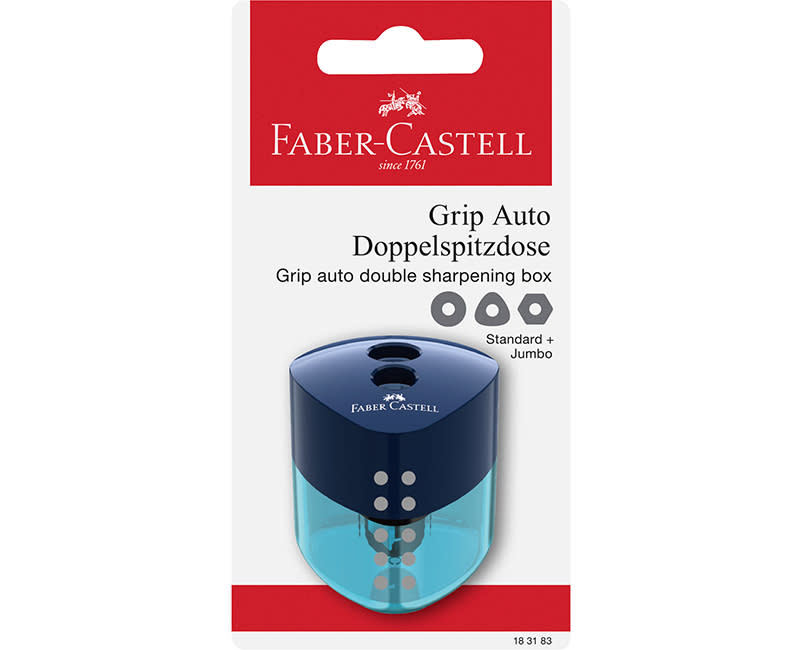 ΞΥΣΤΡΑ ΔΙΠΛΗ AUTO ΜΠΛΕ FABER CASTELL