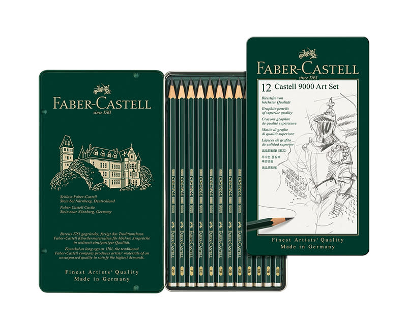 ΣΕΤ ΜΟΛΥΒΙΑ ΣΧΕΔΙΟΥ 9000 2H-8B FABER CAS