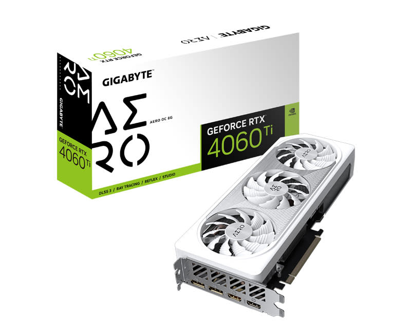 GIGABYTE GeForce® RTX™ 4060 Ti Aero OC 8GB