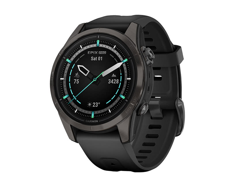 epix Pro 42 mm Silver with Whitestone